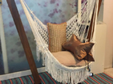La Bonita – Hanging chair set – White
